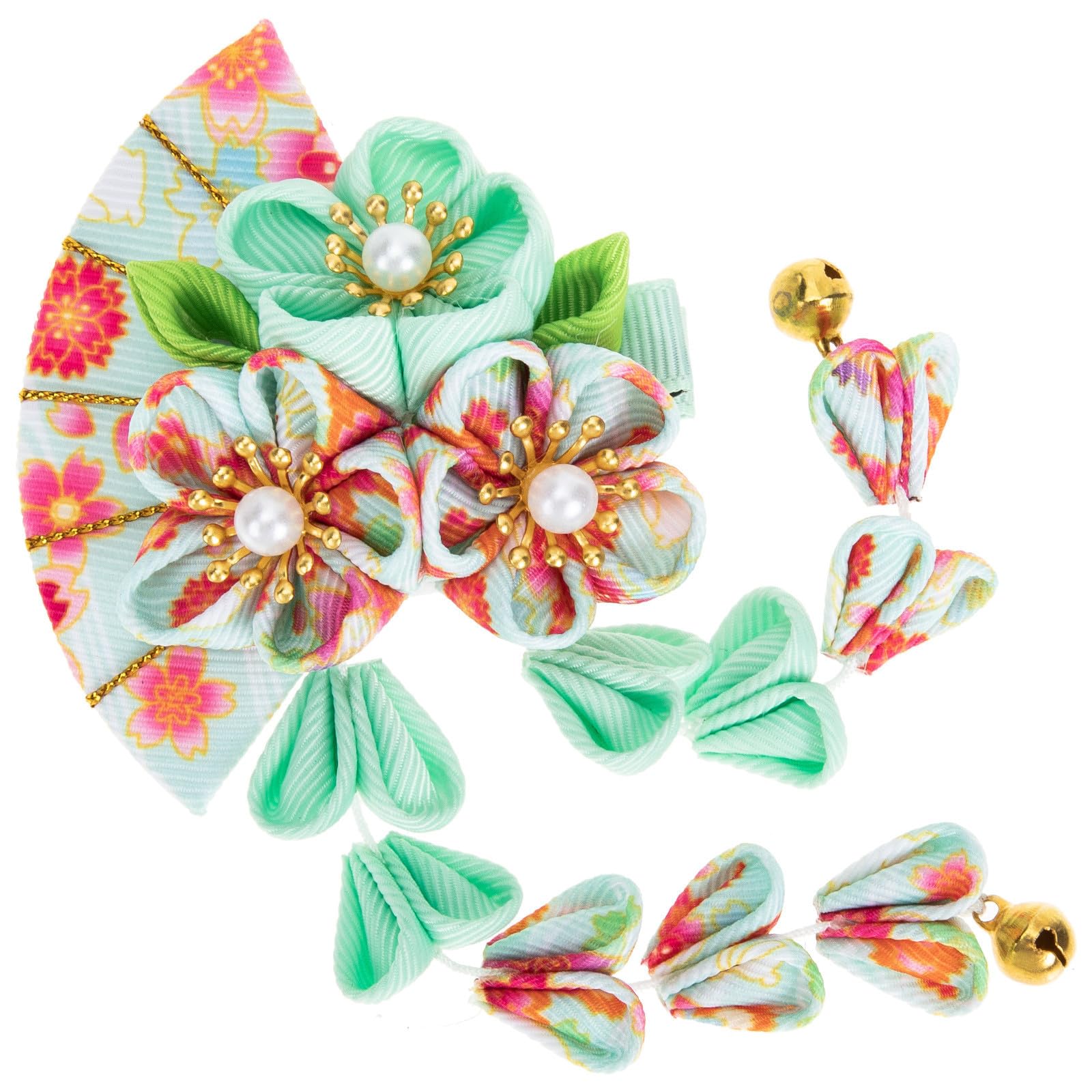 FRCOLOR 10St Quaste Glocke Haarschmuck hochzeitshaar schmuck wedding hair accessories Kopfschmuck mit Quasten Haarspange im japanischen Stil Kopfbedeckung im japanischen Stil Legierung