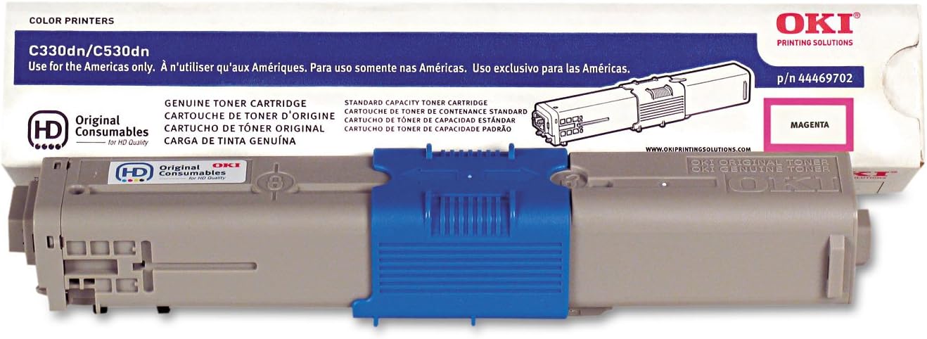 Oki Data Type C17 C330/530/MC361/MC561 Toner Cartridge (Magenta) - 44469702