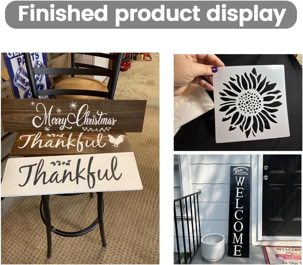 Custom Reusable Stencils, Personalized Text Stencil for Spray Painting & Sign Making, Durable Plastic, Metal & Wood Stencils, Multiple Material Options, Custom Stencil - Image 3