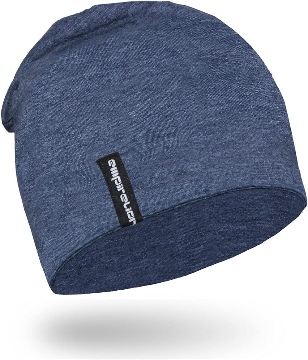 9" Multifunctional Lightweight Beanies Hats Snug Fitting, Running Skull Cap Helmet Liner Sleep Caps