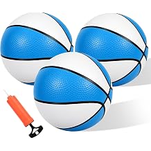 3 Pack 6" Mini Basketball Set - Lightweight 120g PVC Small Basketball for Toddlers Boys Girls Teenagers Floating Water Pool Basketball for Indoor Outdoor Swimming Pool Games Basketball Hoop & Goal