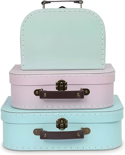 Jewelkeeper - Maletas de cartĂłn 3 unidades Jewelkeeper - Maletas de cartĂłn 3 unidades