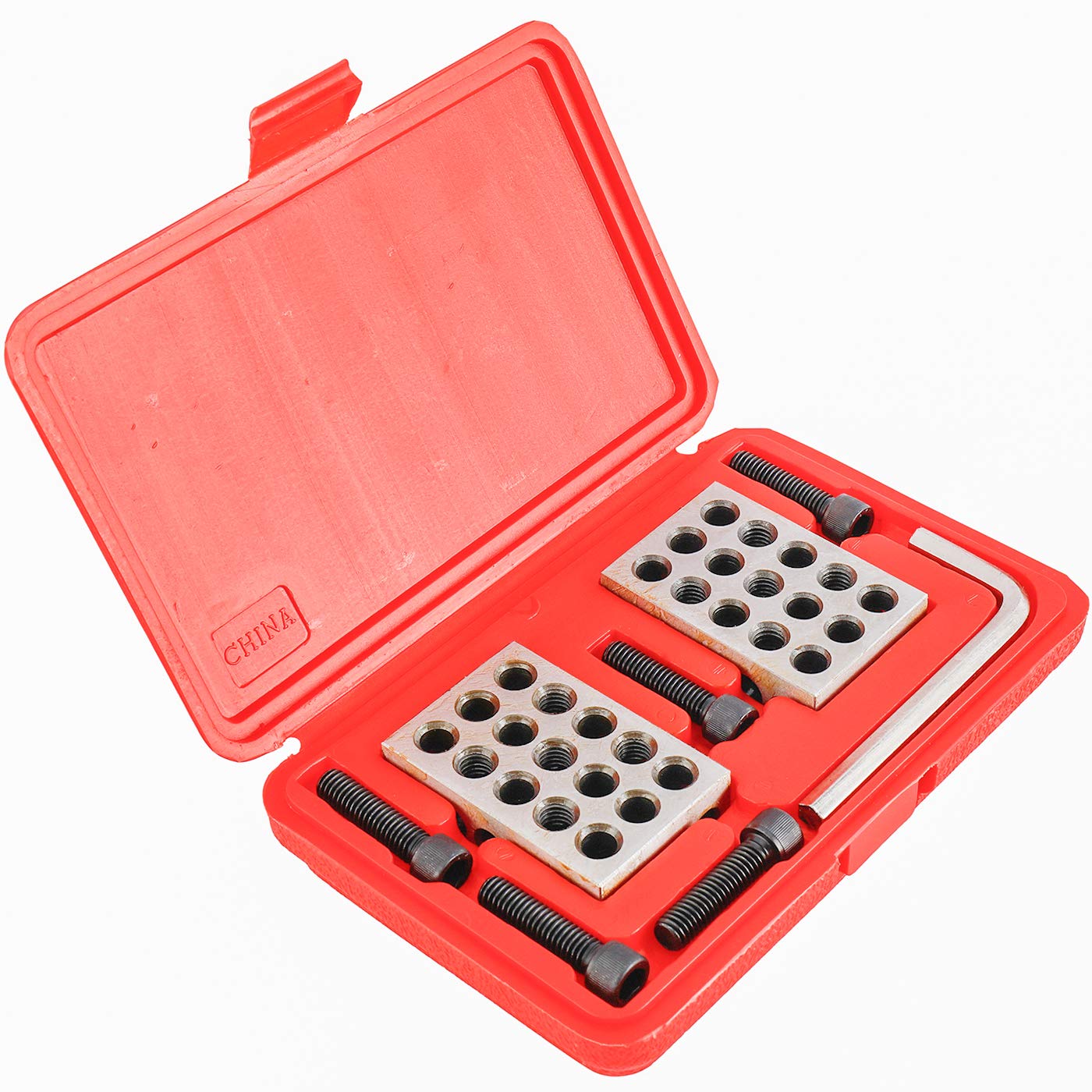 Toolly Ultra Precision 1-2-3" Blocks 2pcs/Pair, 0.0001", Hardened Steel, and Come with Plastic Case: Industrial & Scientific