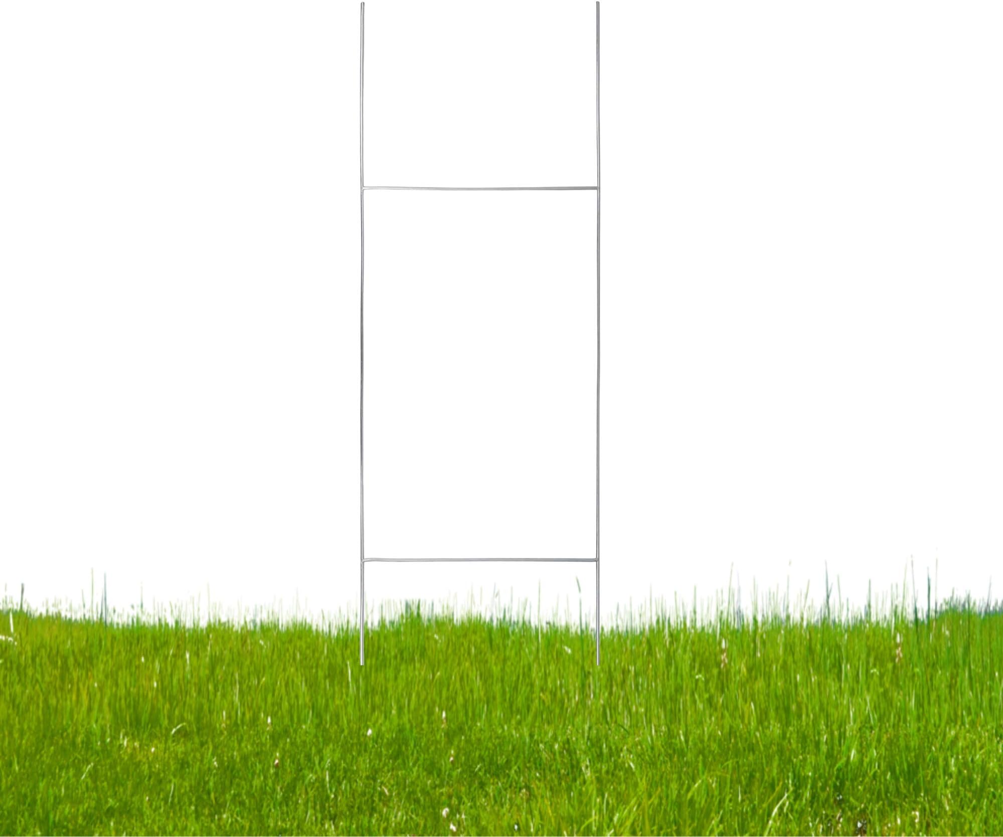 Yard Sign Stakes 30"x10" Sets - Yard Stakes For Signs - H Stakes For Yard Signs, Yard Sign Holder Lawn Sign Stakes - H Stake Yard Sign Stands