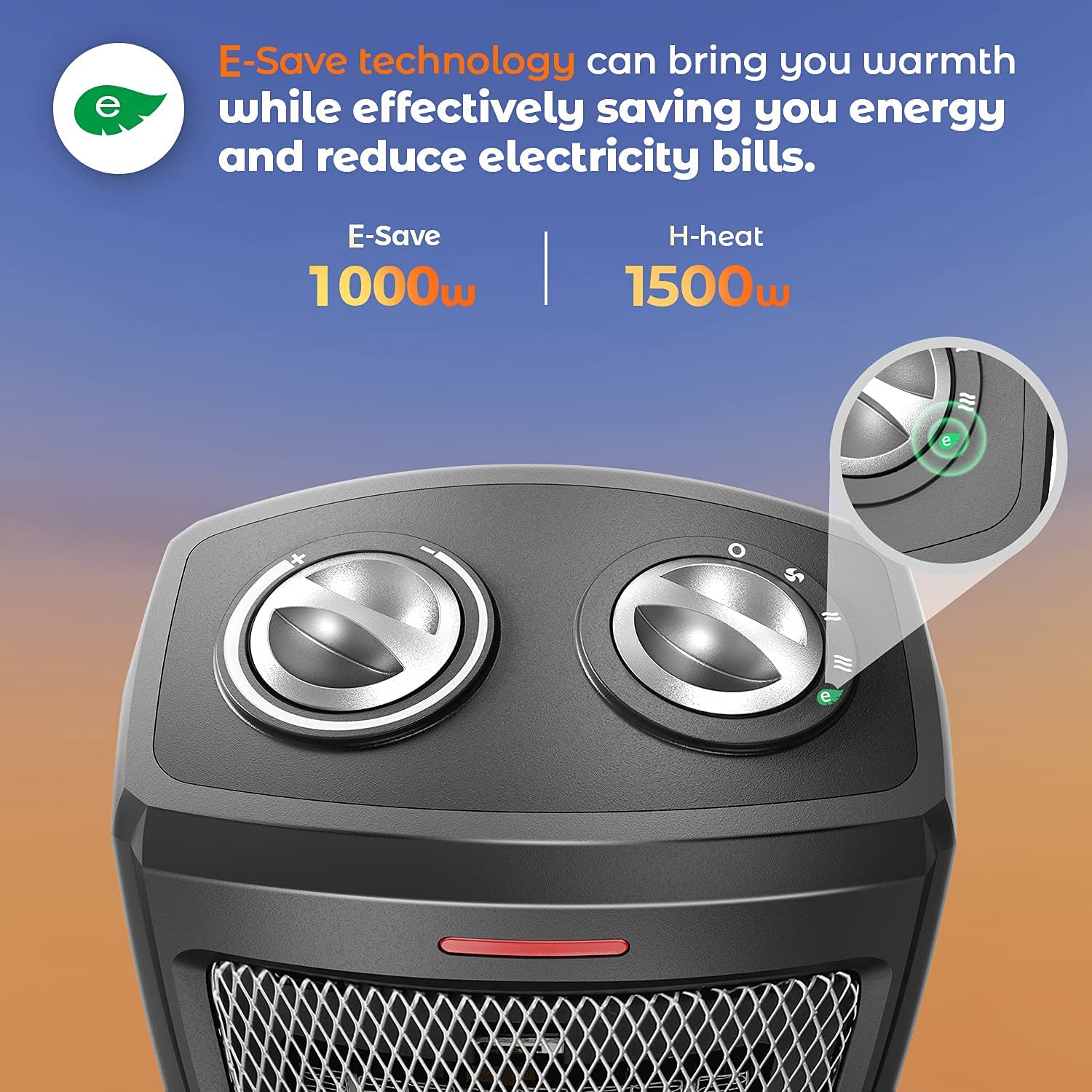 andily Space Electric Heater for Home and Office Ceramic Small Heater