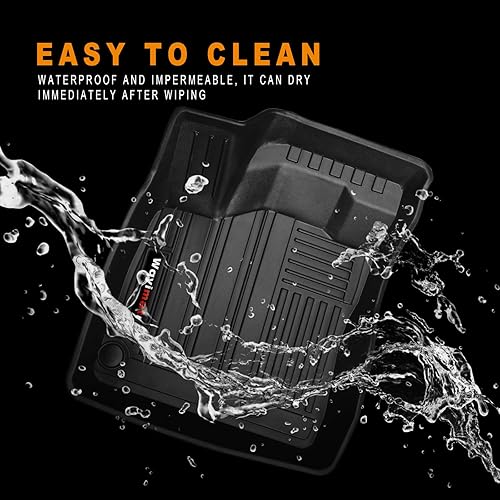 Miniatura 5 de Wqyimat Ajuste personalizado para Mitsubishi Outlander 2022, 2023, 2024, para todo tipo de clima, juego completo de alfombrillas de goma negras (no