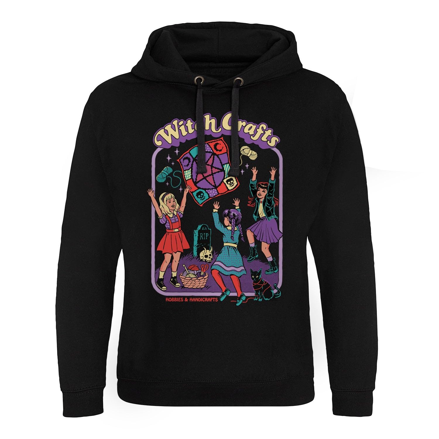 Steven Rhodes Officially Licensed Witch Crafts Epic Hoodie (Black), Medium