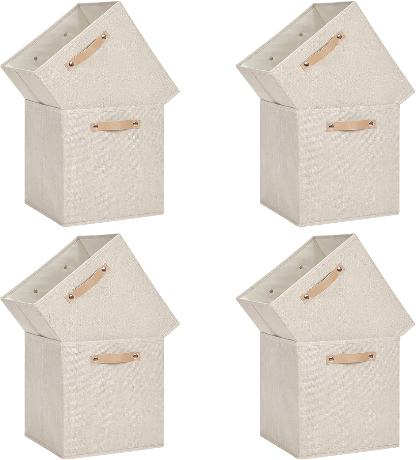 EvanColin Cube Storage Bins, Square Storage Cubes 13x13