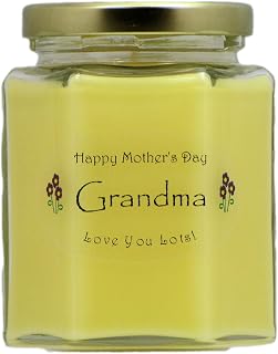 Grandma Mothers Day Candle - Honeysuckle Scented Mothers Day Gift Candle - Hand Poured in The USA by Just Makes Scents