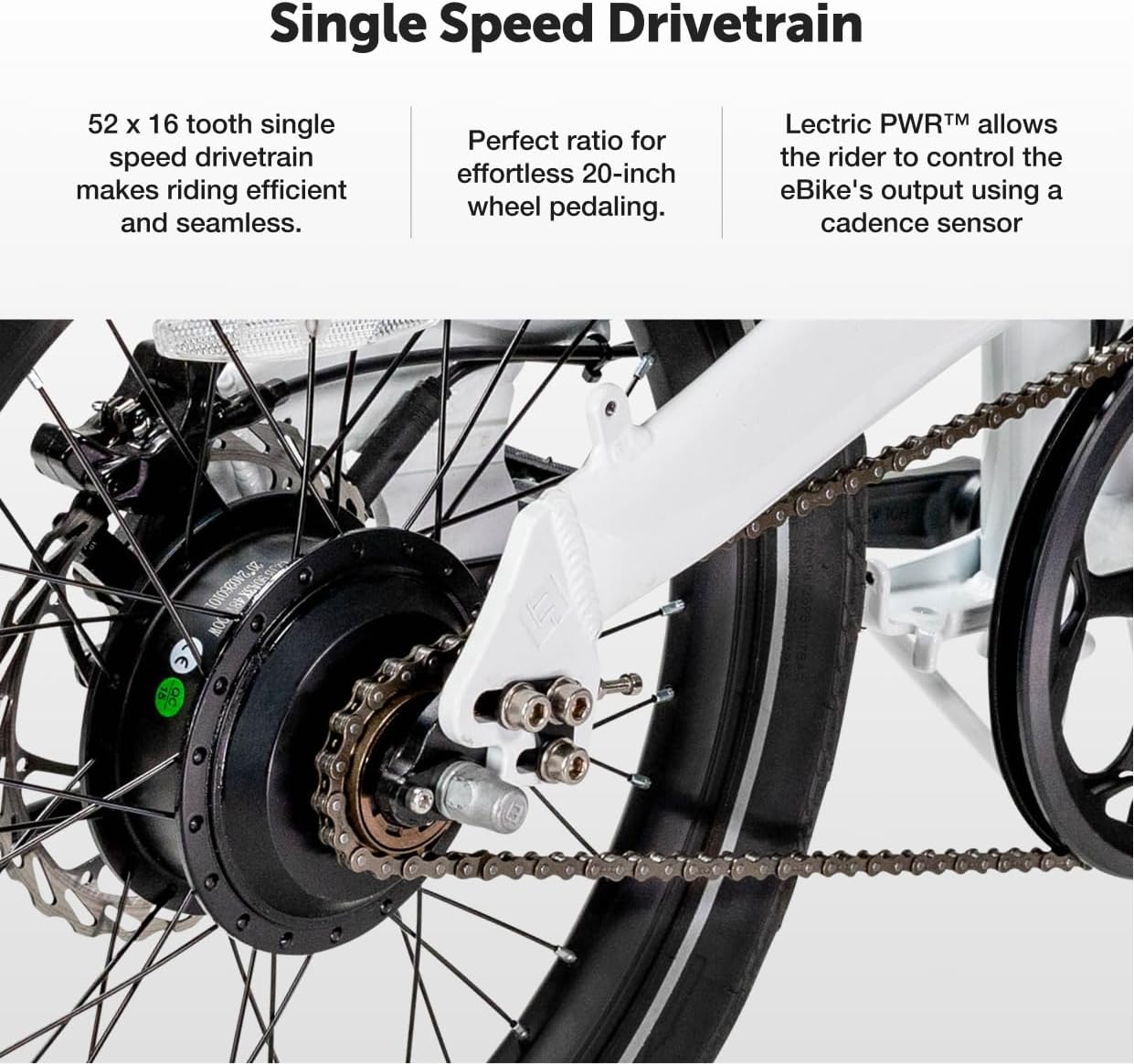 LECTRIC XP™ Lite 2.0 Electric Bike | Adult Folding Bikes - Weighs Only 49lbs | 45 Mile Range w/ 5 Pedal-Assist Levels | 20mph Top Speed - Class 1 and 2 eBike