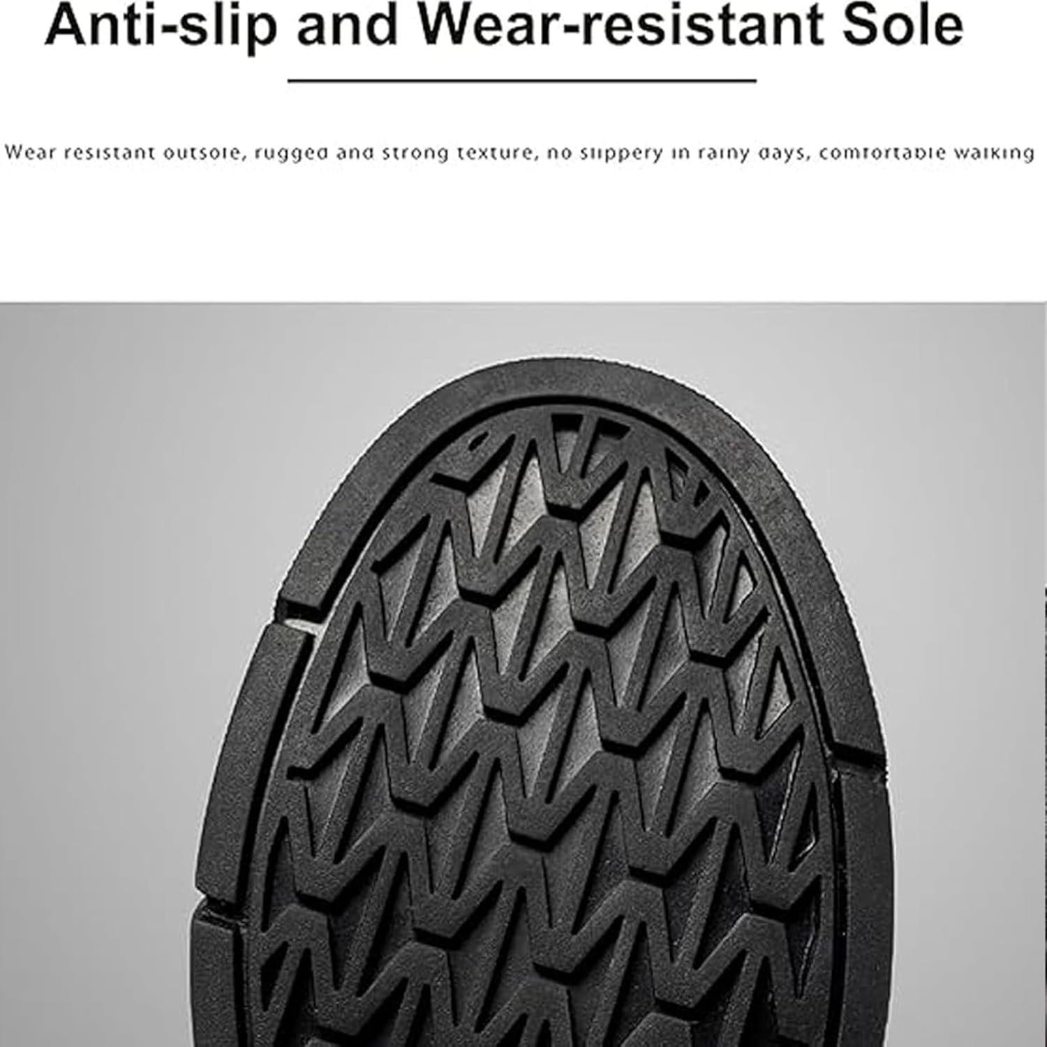 Genuine Leather Orthopedic Boots，Top Leather Boots for Men - Business Casual Ankle Boots with Side Zipper | Non-Slip Shock Absorption & Water-Resistant Full Grain Leather
