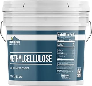 Earthborn Elements Methylcellulose (1 Gallon), No Emulsifiers Or Additives, Food Grade