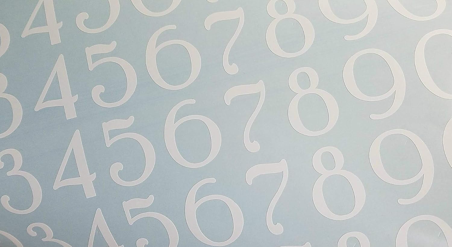 Victorian Mailbox Numbers (2 inch, White)