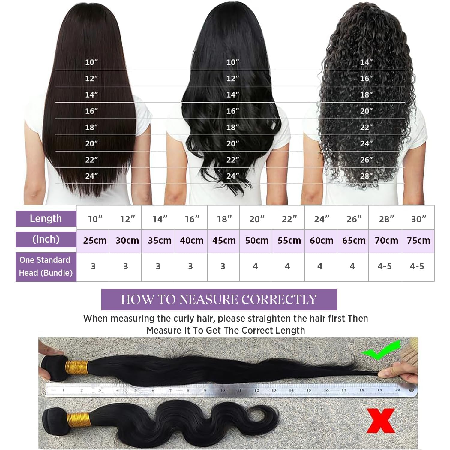 Body Wave Human Hair Bundles 12A Raw Human Hair Extensions Quick Weave Bundles 100% Unprocessed Virgin Real Hair Natural Black (16 18 20 inches)