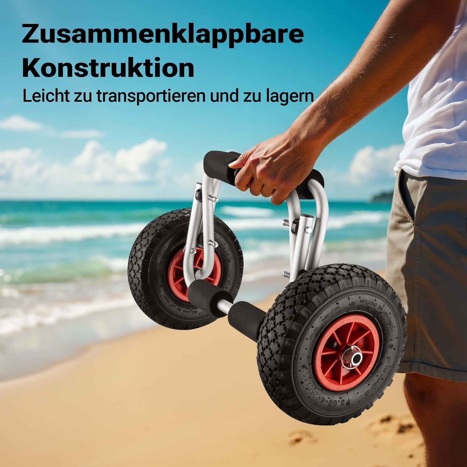 Top Kanuwagen für einfachen Transport: Wiltec im Vergleich 5 Goldenfellnase Wiltec Kanuwagen Luftreifen