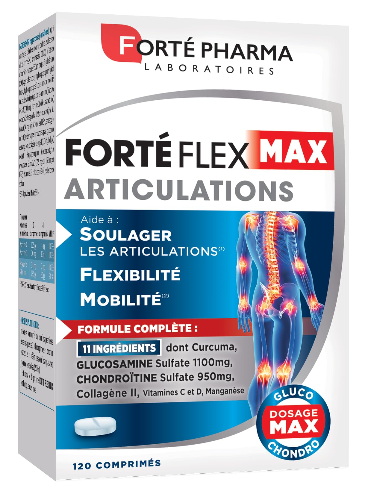 Forteflex Max articulations 120 comprimés
