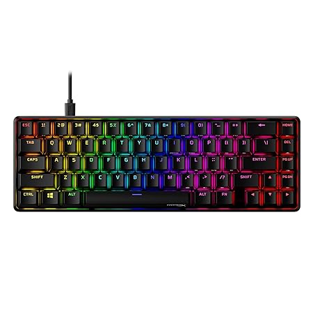 HyperX Alloy Origins 65 Mechanical Gaming Keyboard - HyperX Aqua Switch - (56R64AA#ABA)