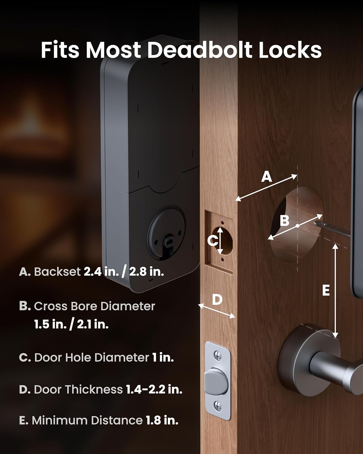 SwitchBot Lock Vision, 3D Face Recognition Smart Lock, Deadbolt Keyless Entry, DualPower 12-Month Battery, WiFi No Hub Required, Matter Over WiFi, Works with Apple Home, Alexa, Google, IP65 9 71pDbJE6CyL. AC SL1500