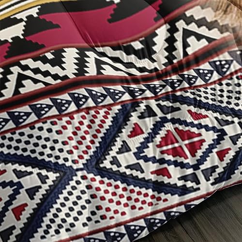 Miniatura 5 de QOOMO Yak - Juego de ropa de cama de girasol, suave y ligero, diseño de vaca de las tierras altas, decoración occidental, juego de edredón azteca