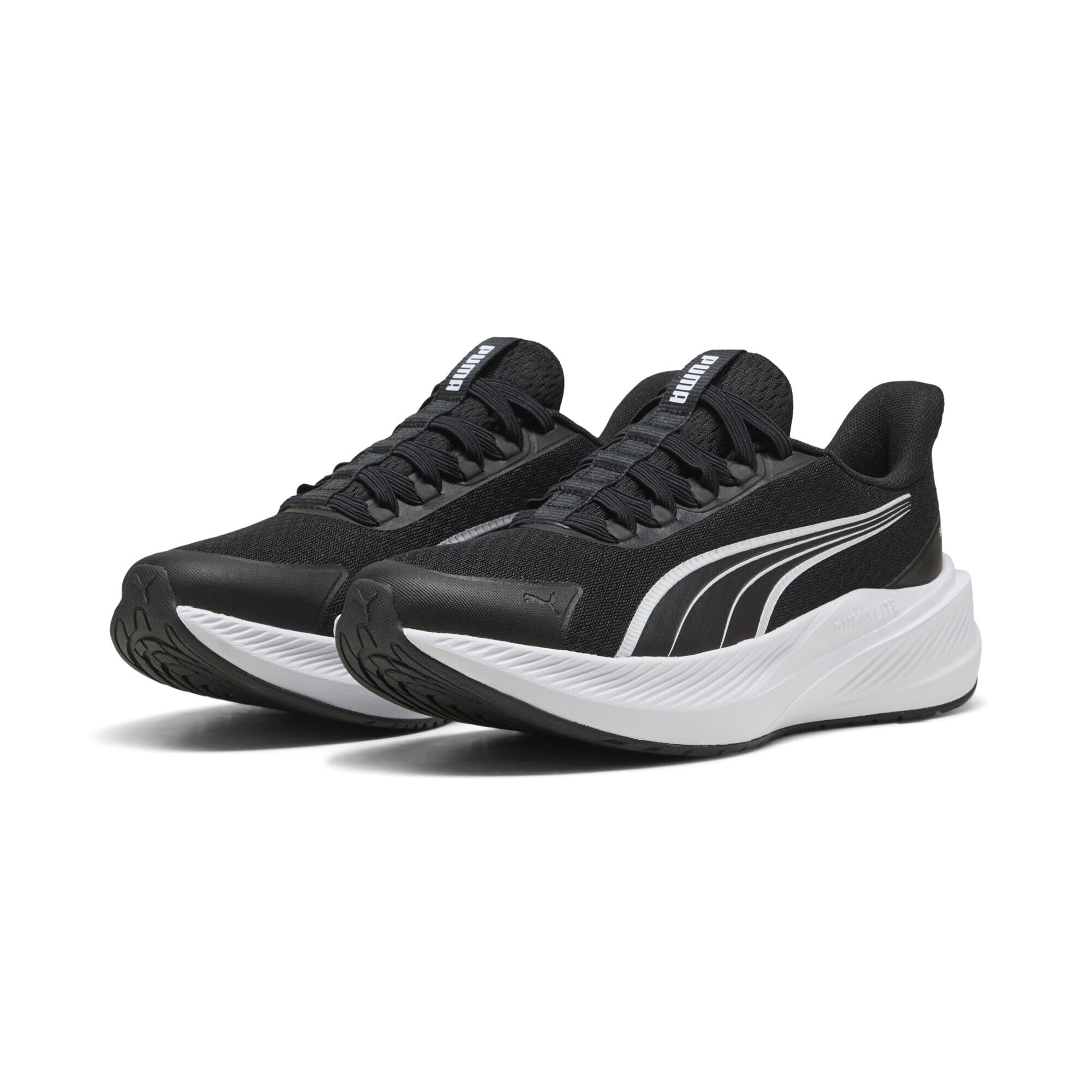PUMA Dasher Lite Jr Chaussures de Running Chaussure de Running sans stabilisateurs Enfants Noir Black White 39