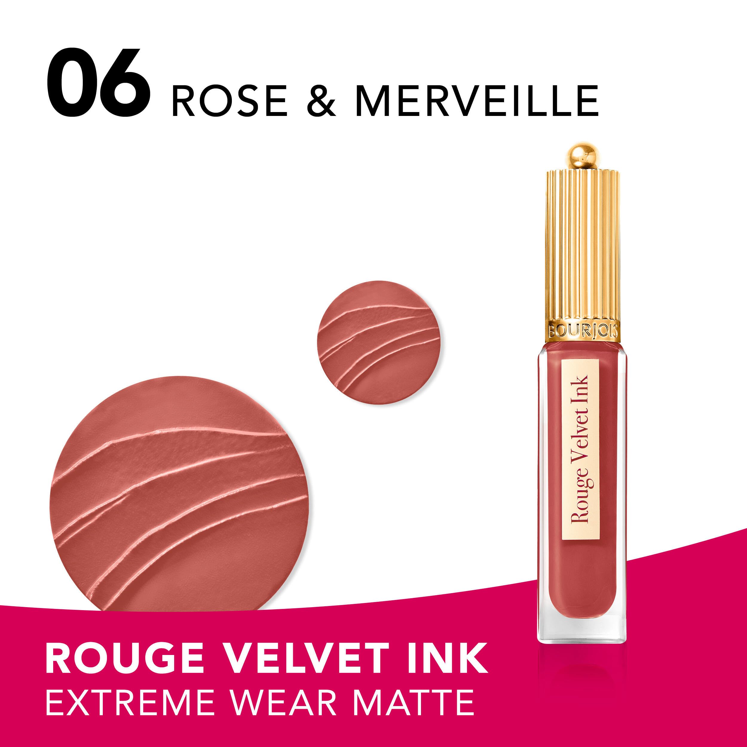 Bourjois Velvet Ink Lip Barra De Labios, Tono 006, 3.5 Ml