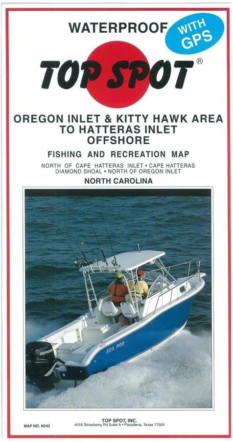 Topspot Top Spot Map N243 Offshore N.C.