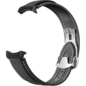 Strap for Omega Swatch Moonwatch 20mm,Curved No Gap Rubber Strap Compatible with Omega X Swatch Moonswatch Speedmaster Watch Replacement Band Men Women