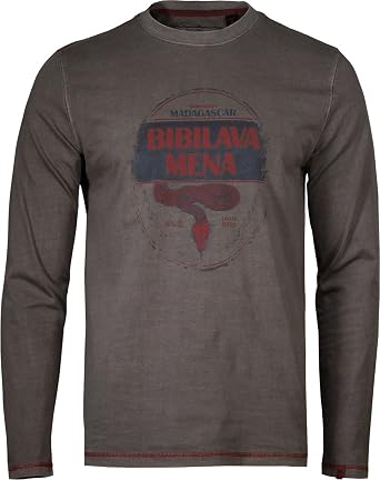 Musterbrand Uncharted Men Long-Sleeve T-Shirt Artefact Brown XS