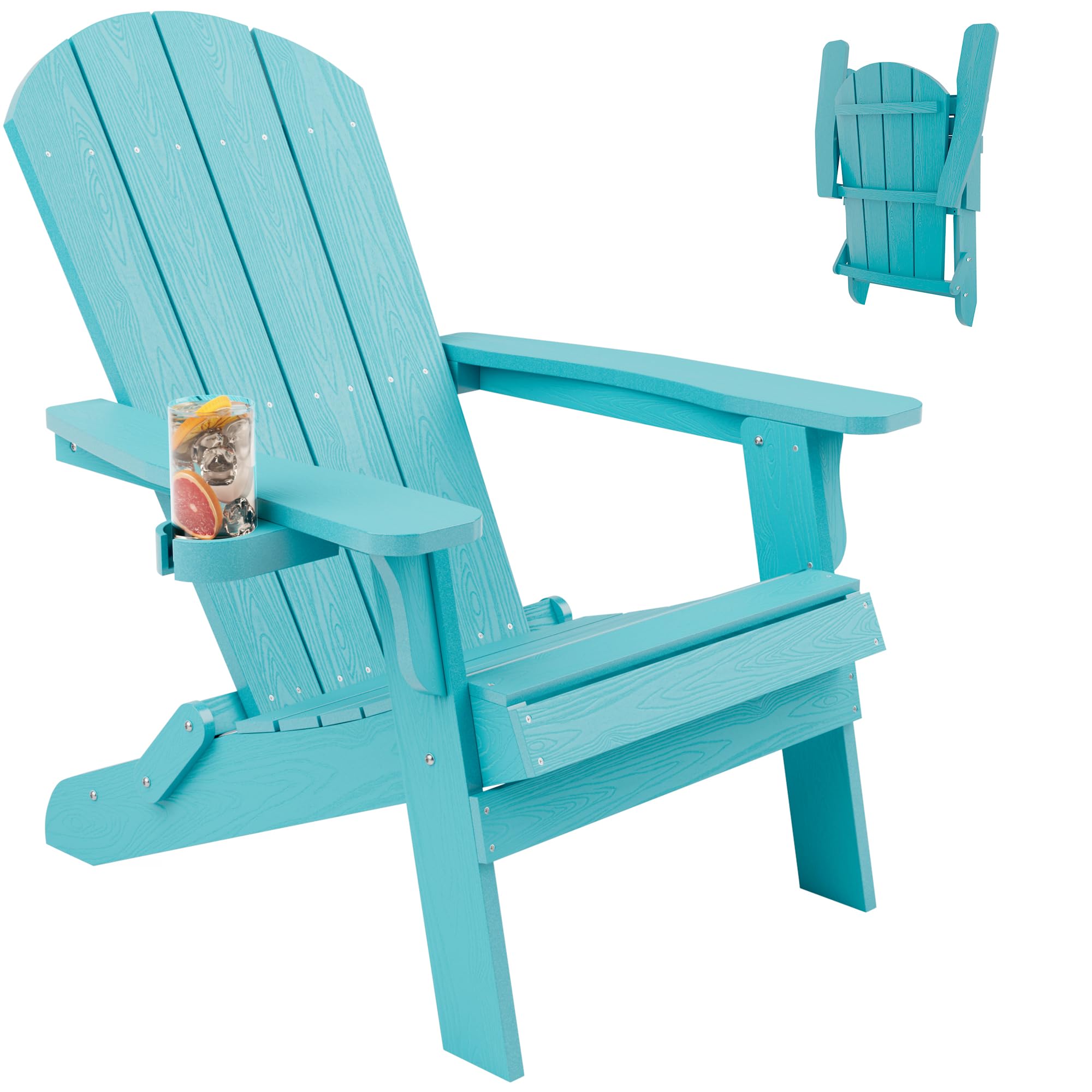 Amazon.com : YEFU Adirondack Chair, Oversized Plastic Adirondack