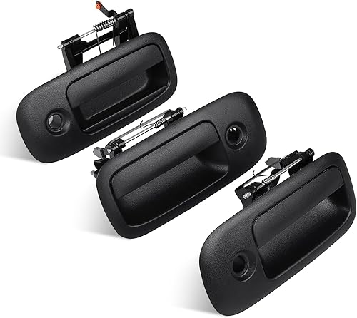JDMON Manijas de puerta exteriores de repuesto para Chevy ExpressGMC Savana 1996-2009 1500 2500 3500, Chevy ExpressGMC Savana 4500 FL&FR&RR 1996