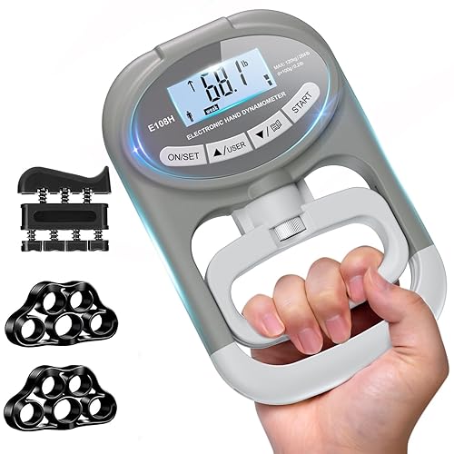 Grip Strength Tester Hand Dynamometer - Grip Strength Trainer Electronic