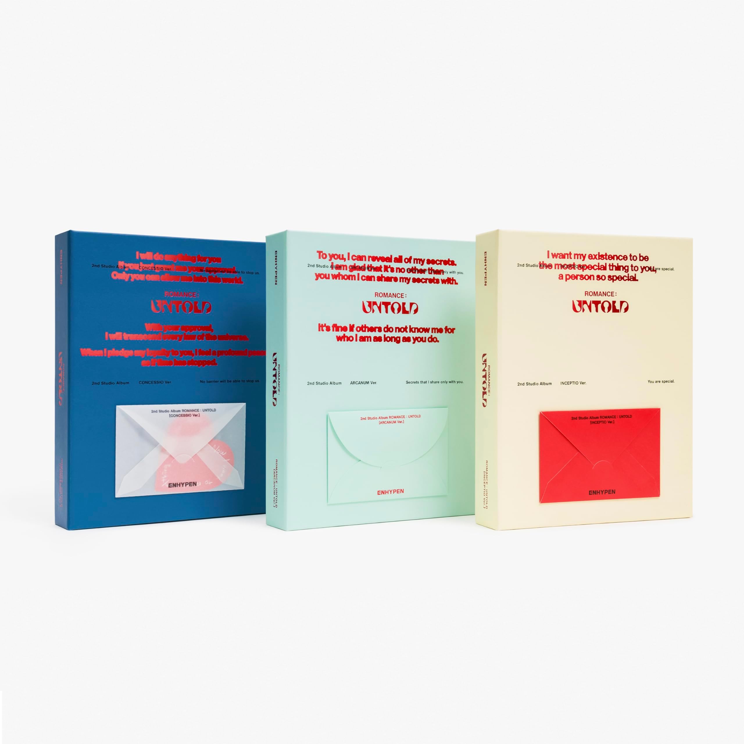ROMANCE : UNTOLD 2nd Full Album Standard 3 Ver Set (via DHL Express)