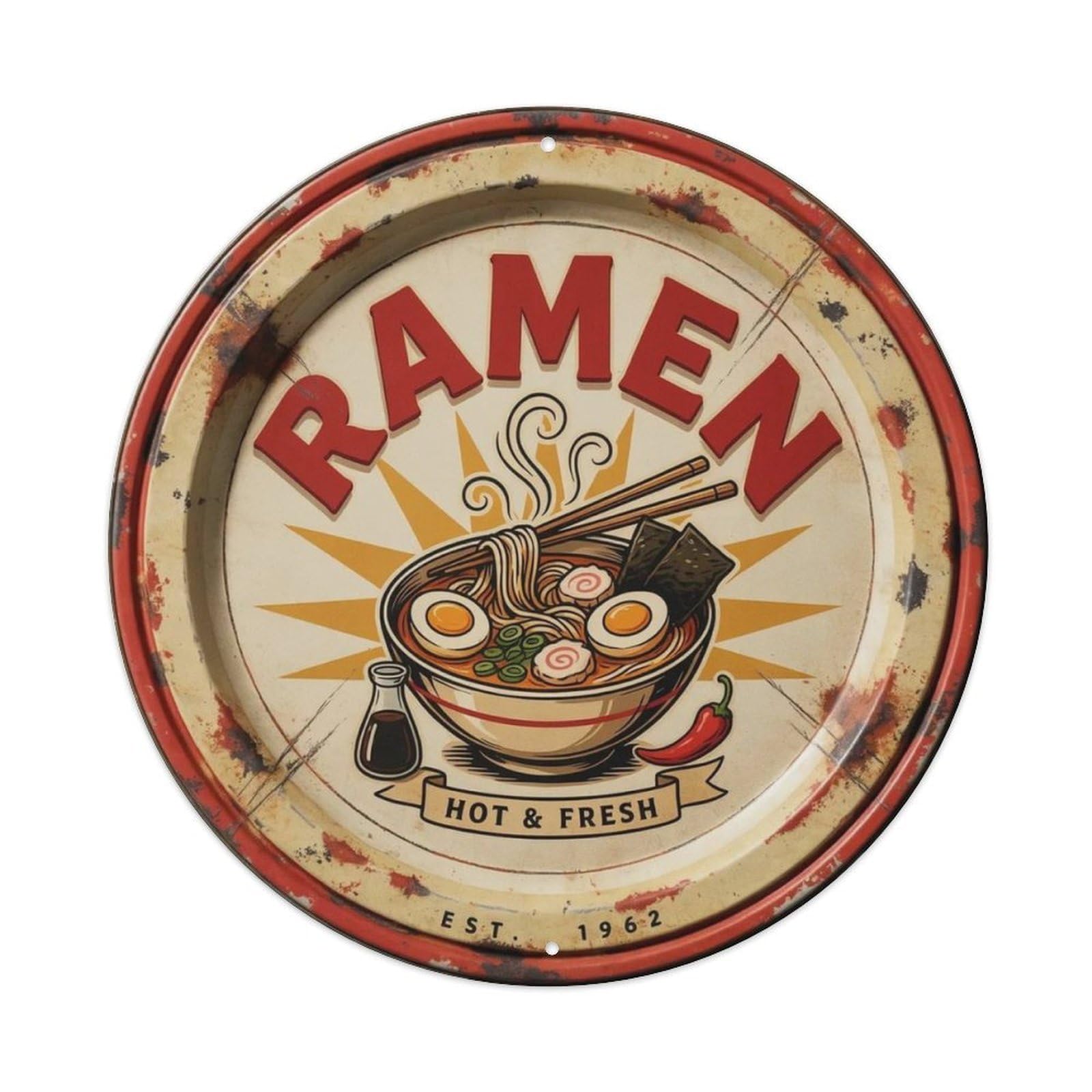 Retro-Diner-Decor Metal Tin Sign Plaque