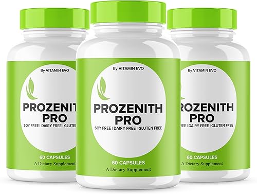 Paquete de 3 cápsulas Prozenith Pro, píldoras oficiales de suplemento de apoyo Prozenith Pro, cápsula de fórmula avanzada natural Prozenith Pro,