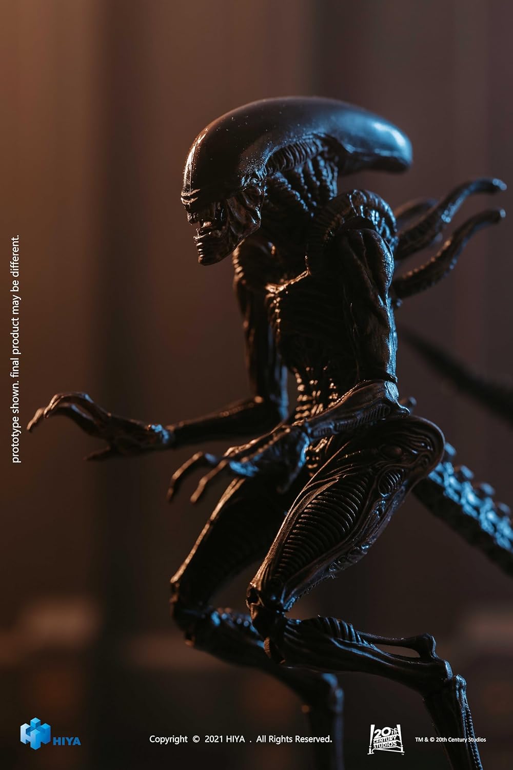 Hiya Toys Exquisite Mini Series 1/18 Scale 5 Inch Alien RESSURECTION Lead Alien Warrior Action Figure