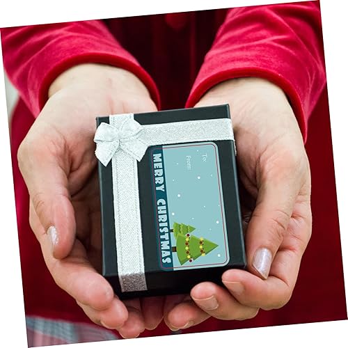 Miniatura 8 de NOLITOY 2 Rolls Sticker Stocking Stuffer Gifts Christmas Gift Tags Present Wrapping Decals Xmas Adhesive Label Christmas Gift Label Birthday Gift