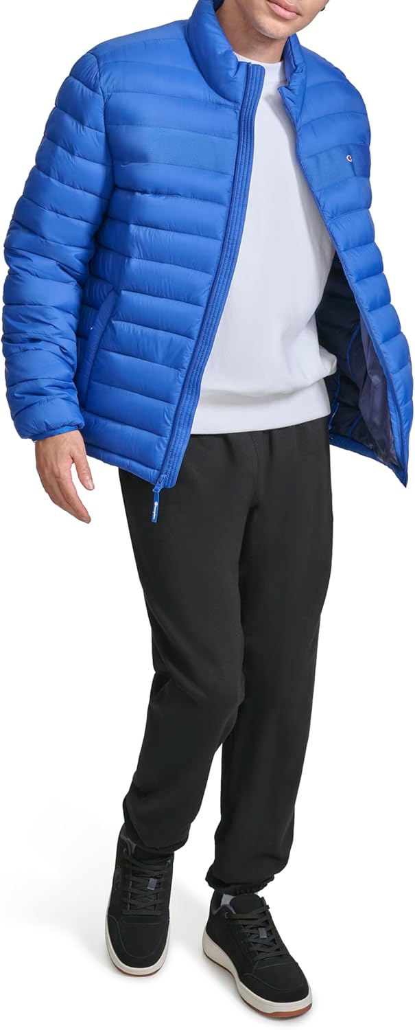 Champion Men's Lightweight Packable Puffer Jacket