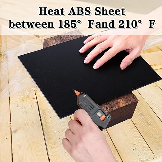 Láminas de ABS de 2 Paquetes 12 x 16 x 0.25 pulg Negras miniatura 5