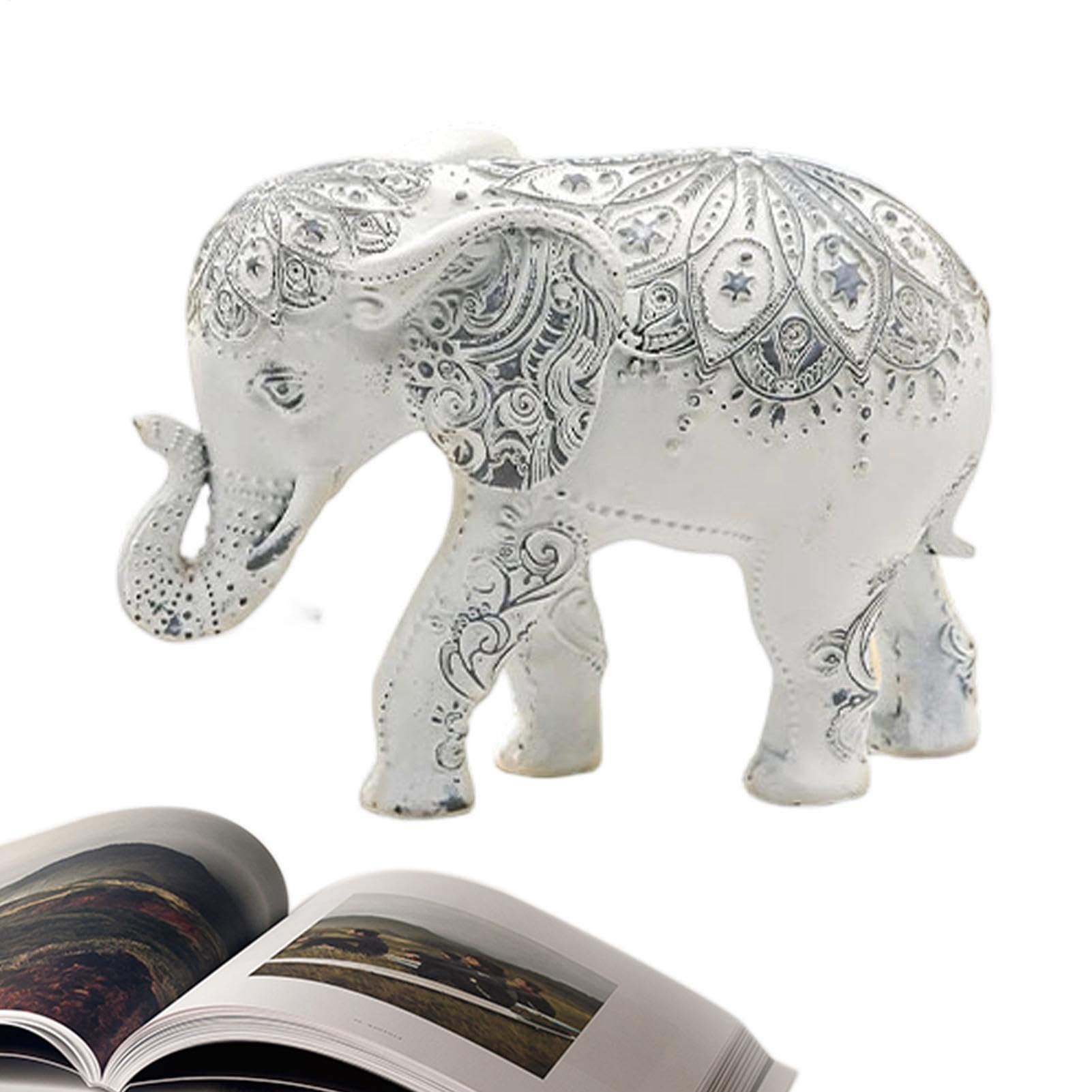 Statue éléphant figurines décoratives en résine santé force pour salon