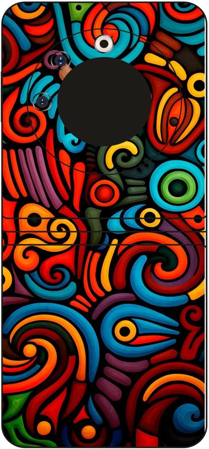 Mobile Skin Sticker Compatible with Tecno Phantom V FLIP Skin Not Back Cover, Camera & Back Protector Mobile Skin Wrap; Tecno Phantom V FLIP-JF-099