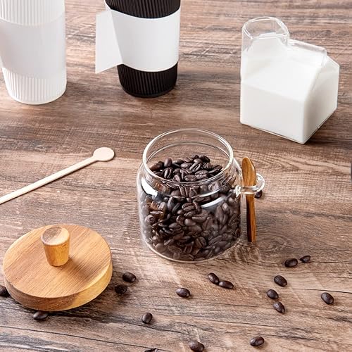 Miniatura 6 de Restaurantware -Tarro de almacenamiento de vidrio de 16.9 onzas, 1 tarro de galletas de vidrio lavable en lavavajillas, sello hermético, apto para