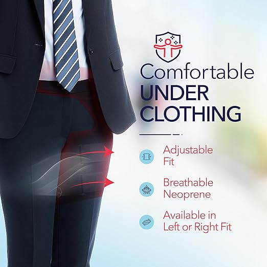Faja Ortopédica de Cadera Compresiva Ajustable Adulto Negra L/XL miniatura 4