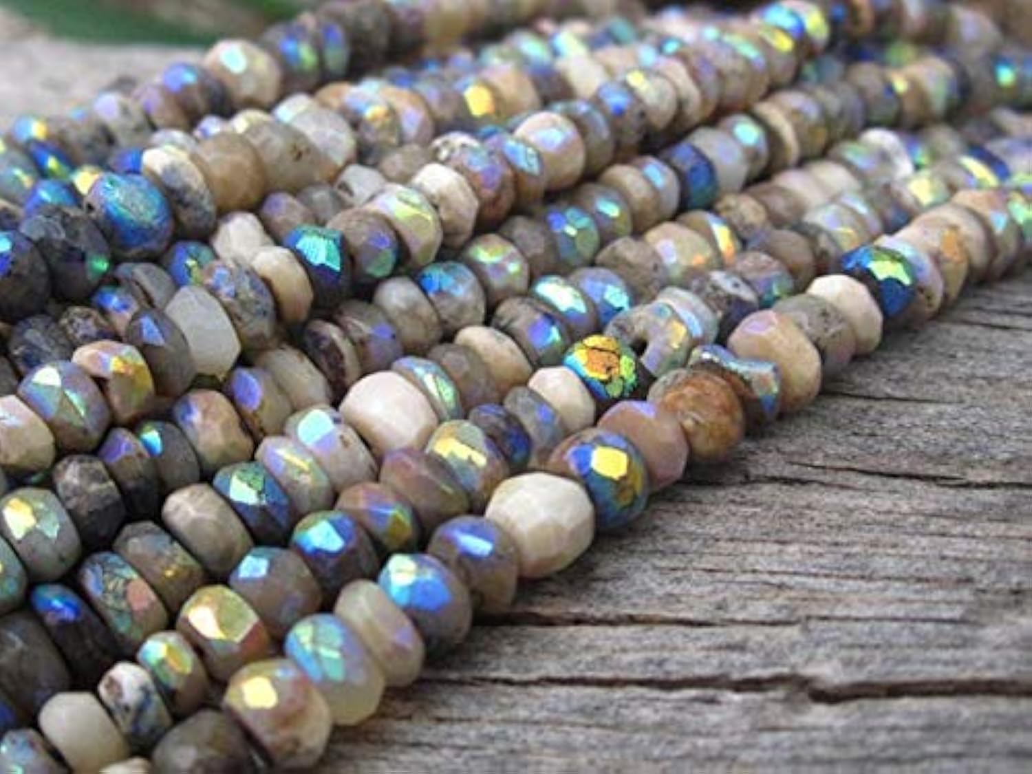 Perles en opale dendritique LKBEADS 4mm pour colliers bohèmes chics