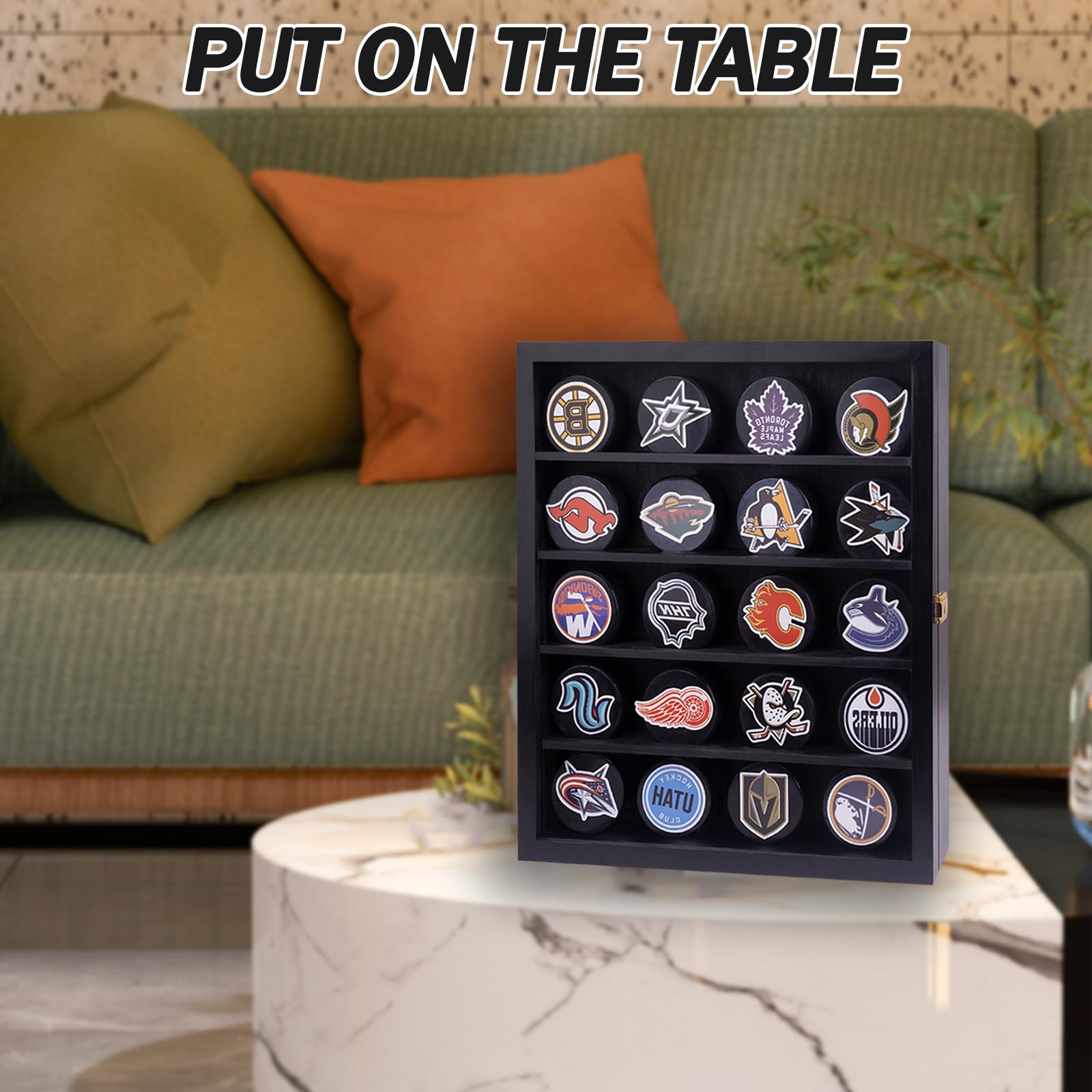 Hockey-Puck-Vitrine