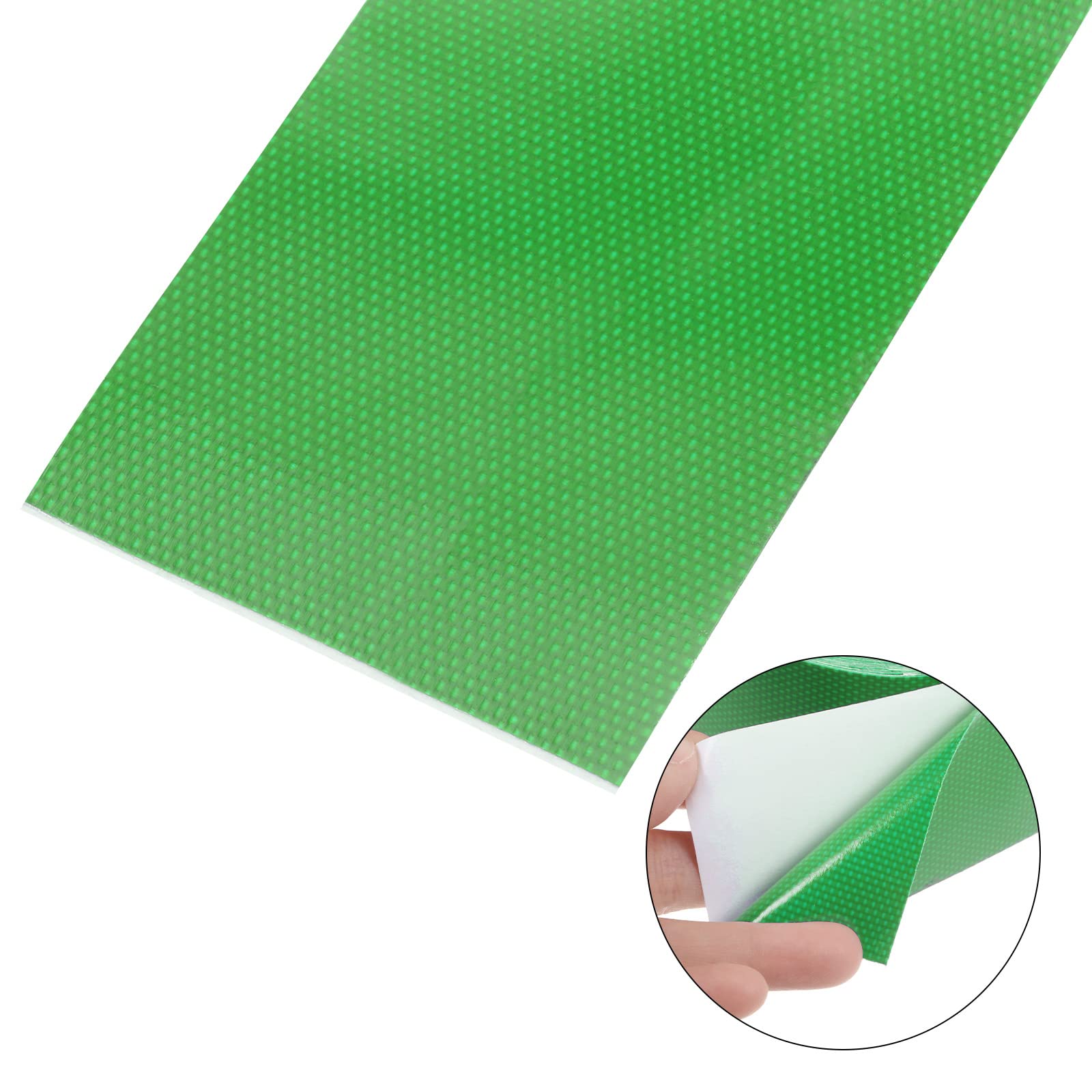 KeuLen Klebeband, Planen-Reparaturband, Zelt-Reparaturband, 3 Stück, 3,15 Zoll x 14,6 Fuß, universelles wasserdichtes Markisentuch-Reparaturband for Bastelarbeiten, Heimwerker, Outdoor-Zelt, hellgrün