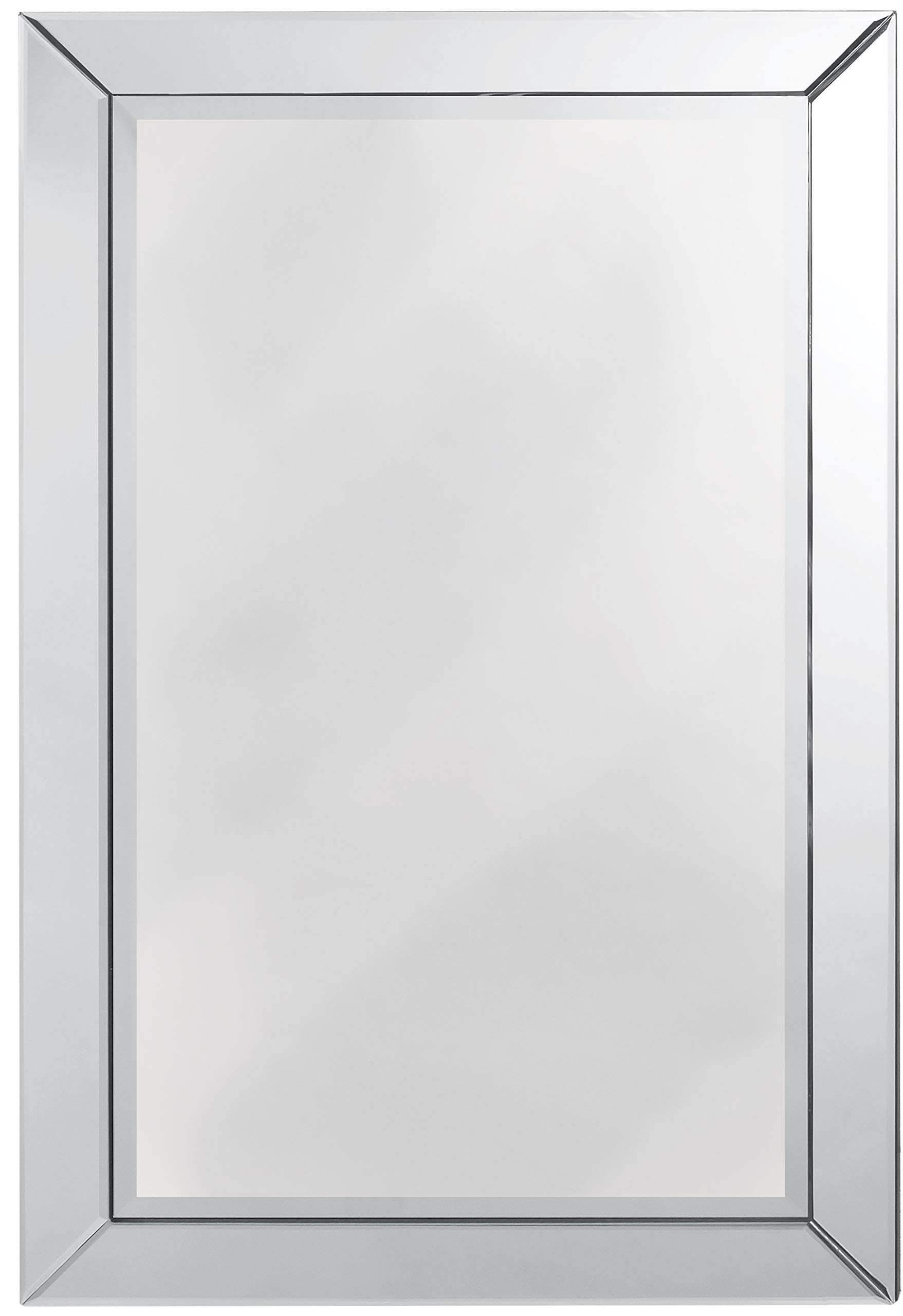 Buy Red Co. Rectangular Wall Accent Mirror with Angled Beveled Mirror