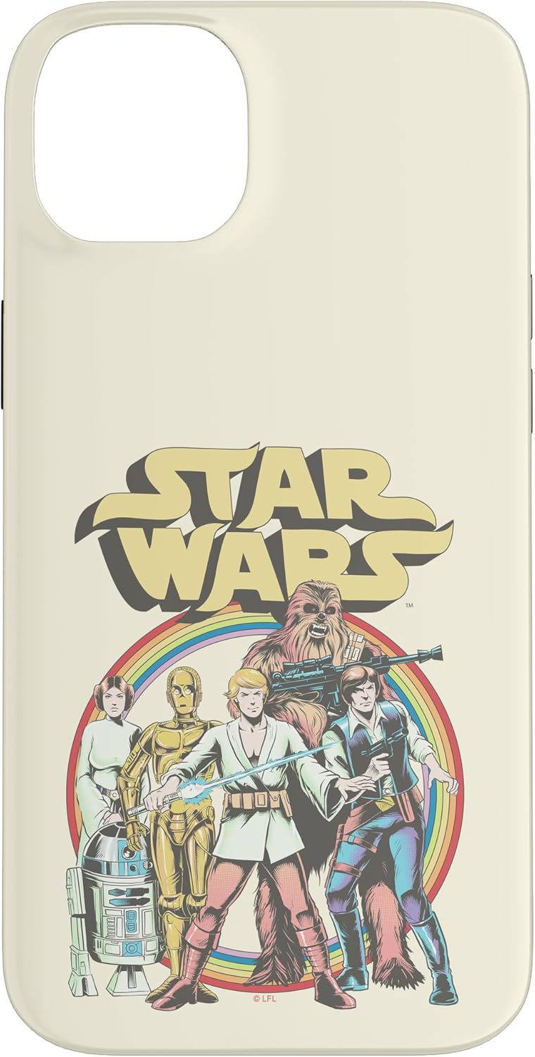 iPhone 14 Plus Star Wars Retro Cartoon Group Shot Case