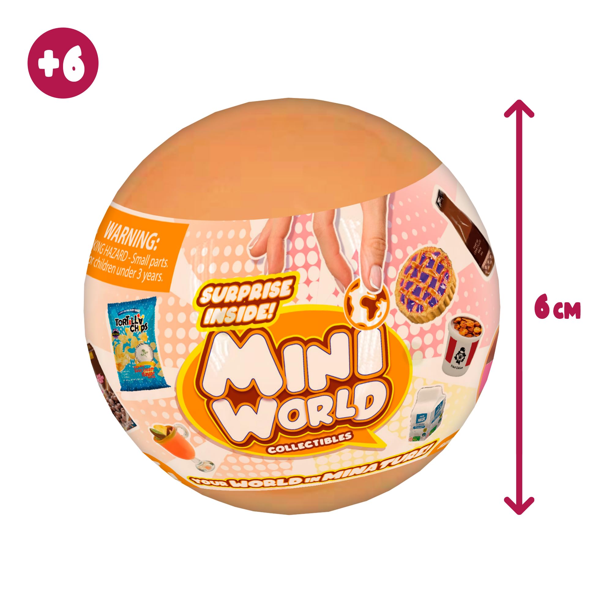 Bizak Mini World Kit Essenziale, Capsule Sorpresa con Mini Collezionismo, Cibo e Conserve, 72 Articoli per Giocare e Collezionare, Bambini e Ragazze +6 Anni (64509001)