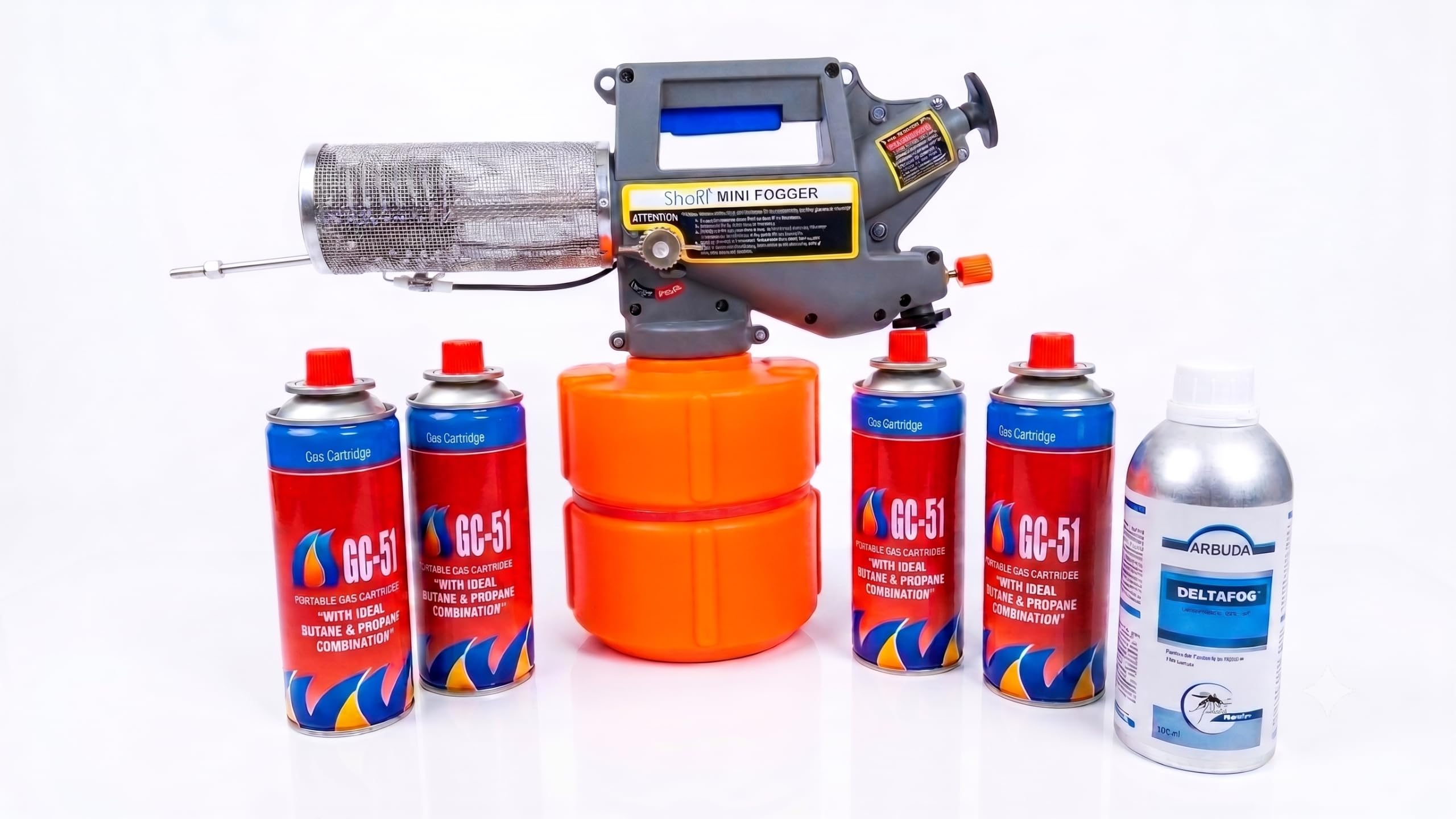SHoRI New Enhanced Tank for Mini Fogging Machine with Advanced Features: Heavy Duty, Effective Mosquito and Pest Control (SHoRI FOG-1, GAS CAN - 4, 500ML DELTAFOG)-image-34