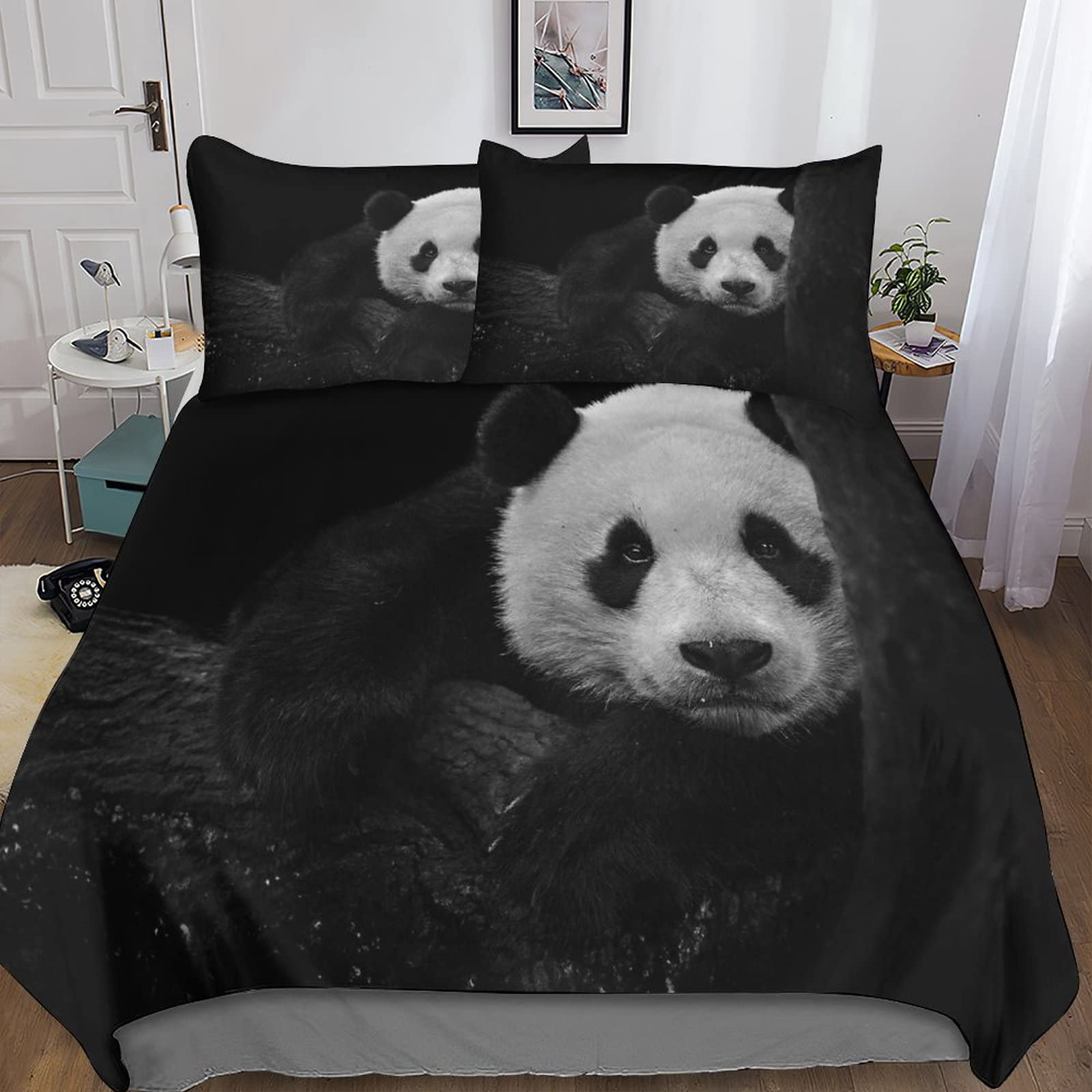 Housse de couette panda 3D pour transformer l'ambiance d'une chambre d'enfant